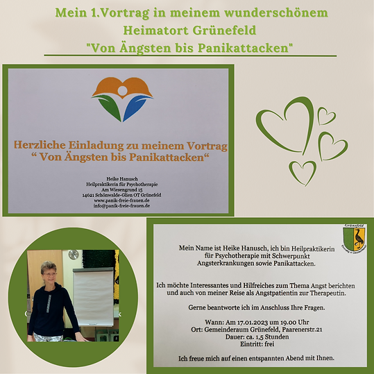 Vortrag von Heilpraktikerin für Psychotherapie